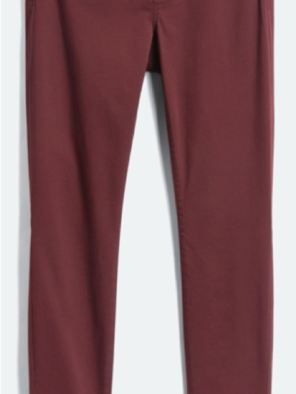 Liverpool Slim Stretch Chinos in Burgundy